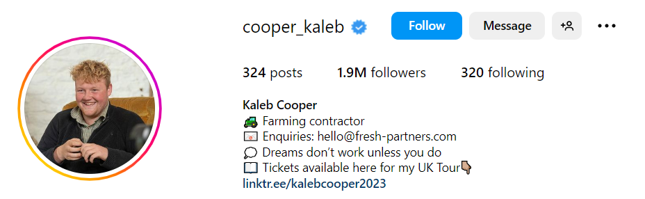 Kaleb Cooper Net Worth