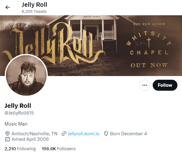 jelly roll twitter